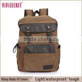 2015 Hot Sale Fashion Machinery Sale Teenager Canvas School Bagpack thumbnail-4