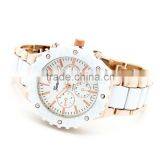 2016 Fashion Women Bezel Geneva Platinum Watch Japan Movt Water Resistant thumbnail-4