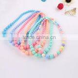 Multicolor Acrylic Beaded Children Necklace For Promotional Gift