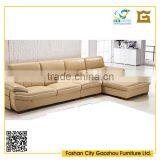 Modern Leather Sofa New Style Sofa Set With Wooden Legs thumbnail-1