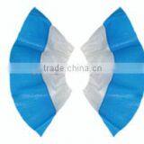 Medical Disposable Blue and White CPE+PP Two Colours Shoe Cover by CE/FDA/ISO Approved thumbnail-2
