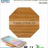 Hot Sell Universal Bamboo Mobile Phone qi Wireless Charger Power for Sony Xperia z C6603