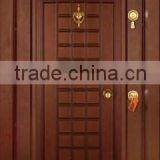 Waterproof Used Arched Exterior Security Armored Door Front Bullet Proof Carved Solid Wood Door thumbnail-6