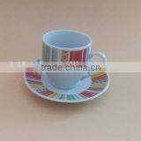 Turkish Coffee and Tea Set Ceramic Tea Cups and Saucers Sets Porcelain Cup and Saucer thumbnail-1