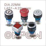 ONPOW Emergency Pushbutton Switch(LAS1-A 22mm Series,Dia.22mm,CE,ROHS,REECH,IP40,IP65)