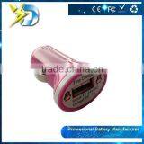 Factory Price Candy Colors Mini USB 5V 1A Car Charger For IP 6 5 5s For Universal Phone Charger