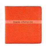 OEM Luxury Credit Card Wallet Holder Handmade Women Lizard Skin Card Holde