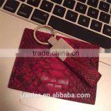 High End Genuine Leather ATM Credit Card Holder Python Leather Business Card Holder