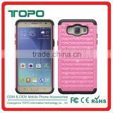 Bling Diamond Phone Case Combo Sky Star PC Silicone Case for Samsung Galaxy J7 J710 thumbnail-3