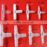 Superiority Quality ! ZHIXIA Brand Plastic Small T Connector