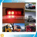 Universal 4 LED White&Yellow Strobe High Power Flasher Lights Car Truck Warning Caution Emergency Construction Strobe Light thumbnail-3
