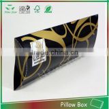 luxury black pillow gift box for wedding candy