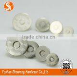 Wallet Metal Fitting Silver Magnetic Snap 12*2mm for Wallet thumbnail-1