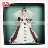 11'' or 11.5'' Gorgeous Fashion Wedding Bride Doll Dress thumbnail-3