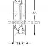 Automatic Return Soft Close Ball Bearing Steel Drawer Slide Rail thumbnail-2
