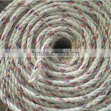 Cheapest PP Polypropylene Warning Rope For Sale White With Red And Blue Tracer thumbnail-5