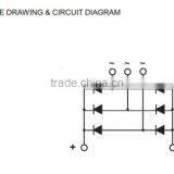 100A Three Phase Rectifier Bridge Module thumbnail-2