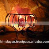 Metal Salt Lamp Basket/Feng Shui Salt Lamps/Iron Basket Salt Lamp/Metal Fire Basket thumbnail-6