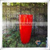 Fiberglass Indoor DecorationTall Flower Pot Planter thumbnail-3