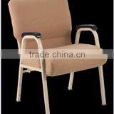Wholesale Stackable Armrest Church Chair thumbnail-1
