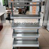 Steel Metal Mobile Book Racks Movable Bookshelf thumbnail-3