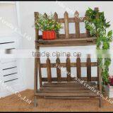 Wooden Baking Finish Color Flower Stand /wood Flower Rack thumbnail-4