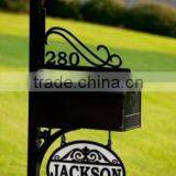 Cast Iron Decorative Antique Standing Mailbox thumbnail-1