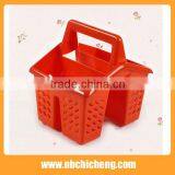 Bath Plastic Storage Holder Colors Storage Basket thumbnail-5