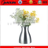 Stainless Steel hammered metal vase