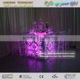 Led Lighted Acrylic Dining Use Wedding Table for Sale thumbnail-3