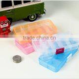 10 Slots Clear Plastic DIY Divider Container Box Electronic Components Storage Box thumbnail-4