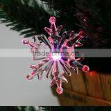 Acrylic Crystal Snowflake Pendant With Snowflake Ornament thumbnail-1