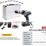 JCLD1860K 18V Li-ion Cordless Driver Drill Kit thumbnail-6