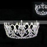 Big Pageant Crown Wholesale Rhinestone Fashion Tiaras thumbnail-2