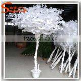 Wholesale Plastic Artificial Fake White Birch Trees Ficus Wedding Trees White Tree Wedding Decor thumbnail-4