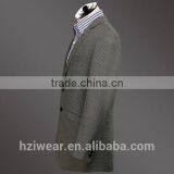 High Quality Houndstooth Business Suits/ Italy Style Suits for Men/ Functional Buttons on Sleeve. thumbnail-3