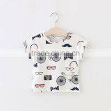 Baby Clothes Girl Dandelion Glasses Bike Pattern Tee Shirt thumbnail-4