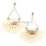 Bohemian Jewelry Colorful Tassel Charms Earrings for Women thumbnail-4