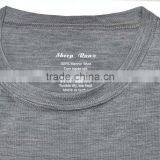 Custom Men's 100% Merino Wool Outdoor Sports Crew T Shirts Lightweight Athletics Summer Breathable Wicking Cool Short Sleeve Bas thumbnail-6