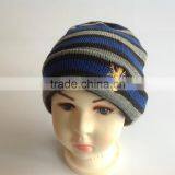 Acrylic and Polyester Soft & Warm Lovely Boy's Fashion Kids Knit Hats Factory thumbnail-2