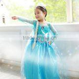 New Kid Girl Tulle Long Dress Costume Princess Snow Queen Cosplay Party Dresses SV005608# thumbnail-2