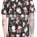 Roses Floral Button Shirt Dress for Men Made by Chinese Manufacturer thumbnail-2