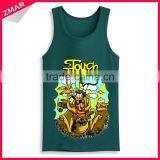 Bulk Manufacturer Hot Sale Fashion Design Mens Stringer 100 Cotton Tank Top thumbnail-1