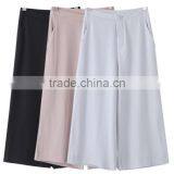 Custom Long Loose Culottes Pants, Hot Culottes Shorts for Girls, Women Plain Fashion Pants Culottes thumbnail-6