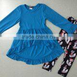 Wholesale Childrens Clothing Sets for Easter Wholesale Baby Girls Sets With Bunny and Lace Pants thumbnail-5