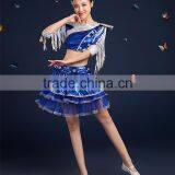 Performance Midriff Two Piece Wear Girls Sexy Party Dance Dresses thumbnail-2
