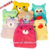 Infant Baby Towel Bath Towel With Hat Baby Hooded Bath Towel thumbnail-2