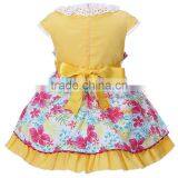 Easter Yellow Flower Girl Dresses Baby Clothes thumbnail-2