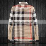 New Design Fashion Checkered Embroidered Polo Shirt for Men thumbnail-2