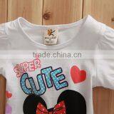 Kids Girls Round Neck t Shirt With Cartoon thumbnail-3